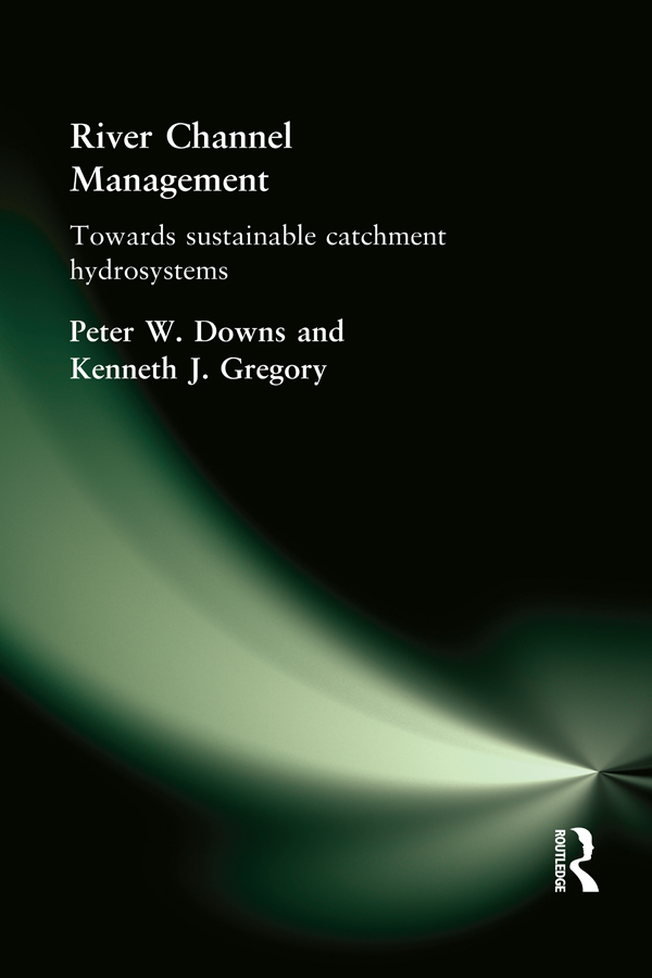 River Channel Management: Towards sustainable catchment hydrosystems