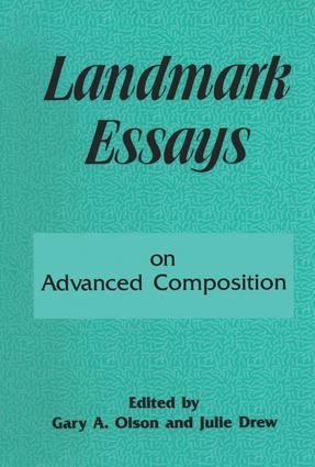 Landmark Essays on Advanced Composition: Volume 10(Landmark Essays Series)