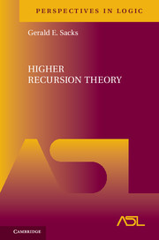 Higher Recursion Theory: (Series Number 2 Perspectives in Logic)