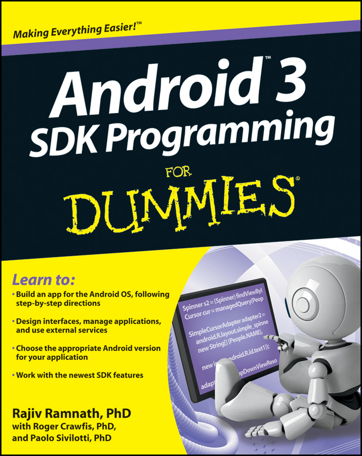 Android 3 SDK Programming For Dummies