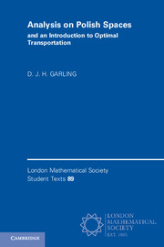 Analysis on Polish Spaces and an Introduction to Optimal Transportation: (Series Number 89 London Mathematical Society Student Texts)