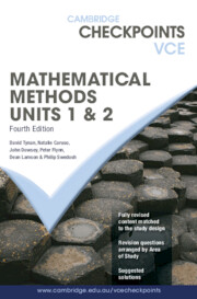 Cambridge Checkpoints VCE Mathematical Methods Units 1&2: (Cambridge Checkpoints)