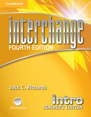 Interchange Intro Teacher's Edition: (Interchange Fourth Edition)