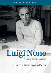 Luigi Nono: A Composer in Context(Music since 1900)