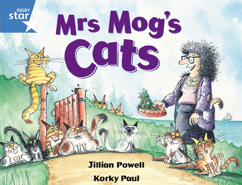 Rigby Star Guided 1 Blue Level: Mrs Mog's Cats Pupil Book (single): (RIGBY STAR)
