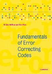 Fundamentals of Error-Correcting Codes