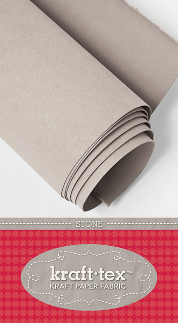 kraft-tex™ Basics Roll, Stone: Kraft Paper Fabric
