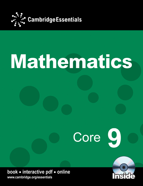 Cambridge Essentials Mathematics Core 9 Pupil's Book with CD-ROM: (Cambridge Essentials Mathematics)