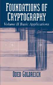 Foundations of Cryptography: Volume 2, Basic Applications