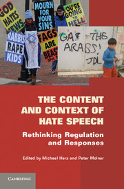 The Content and Context of Hate Speech: Rethinking Regulation and Responses