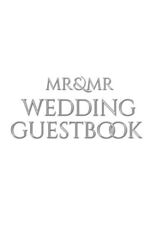 Mr and Mr wedding Guest Book
