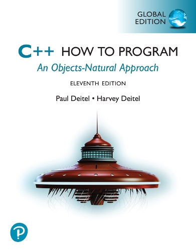 C++ How to Program: An Objects-Natural Approach, Global Edition