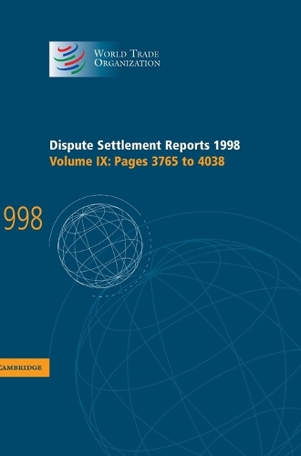 Dispute Settlement Reports 1998: Volume 9, Pages 3765-4038