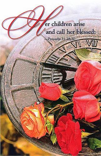 Mother's Day Sundial Bulletin, Regular Size (Package of 50)