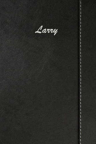 Larry: Weekly Meal Planner Simulated Black Leather Track And Plan Your Meals 52 Week Food Planner / Diary / Log / Journal / Calendar Meal Prep And Planning