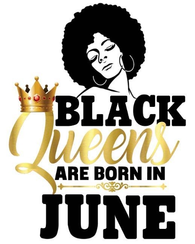 Black Queens Are Born in June: Black Girl Magic 8 x 10 Large College Ruled 200 Pages (Journal School Composition Notebook Book Teacher Student)