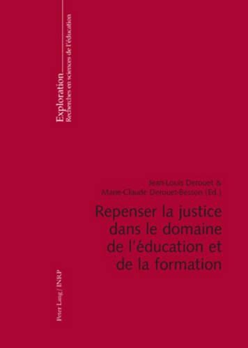 Repenser La Justice Dans Le Domaine de l'Éducation Et de la Formation