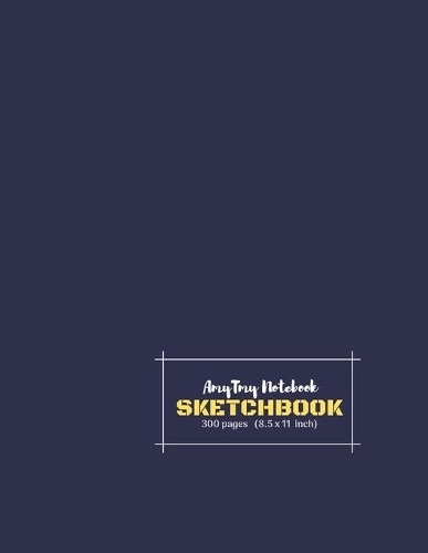 AmyTmy Notebook - Sketchbook - 300 pages - 8.5 x 11 inch - Matte Cover