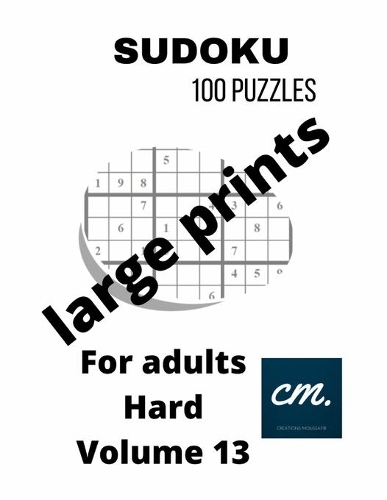 Hard sudoku puzzle book for adults: Large print Sudoku Volume