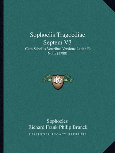 Sophoclis Tragoediae Septem V3