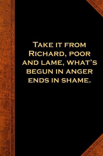 2019 Daily Planner Ben Franklin Quote Anger Shame Vintage Style