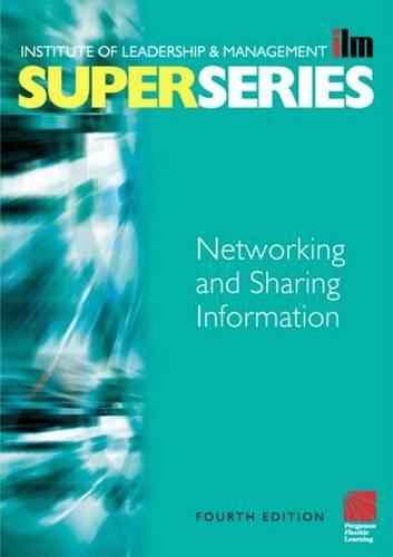 Networking and Sharing Information. ILM Super Series.