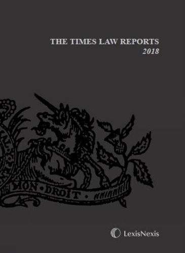 The Times Law Reports Bound Vol 2018