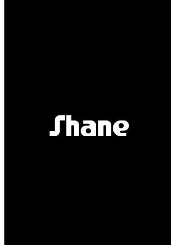 Shane - Black Notebook / Journal / Extended Lined Pages / Soft Matte Cover: An Ethi Pike Collectible: Custom Names