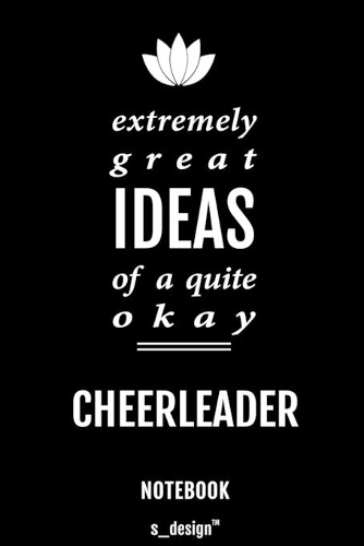 Notebook for Cheerleaders / Cheerleader: awesome handy Note Book [120 blank lined ruled pages]