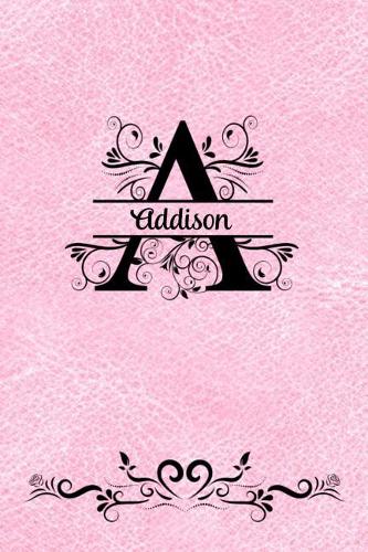 Split Letter Personalized Journal - Addison