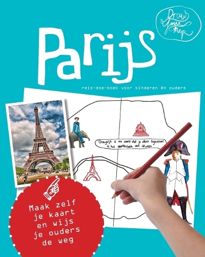 DrawYourMap Parijs: reis-doe-boek voor kinderen én ouders