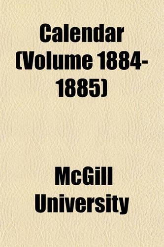 Calendar (Volume 1884-1885)