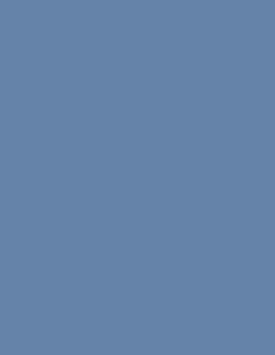 Blue-Gray 101 - Blank Notebook: 101 Pages, 8.5 x 11, Journal, Soft Cover