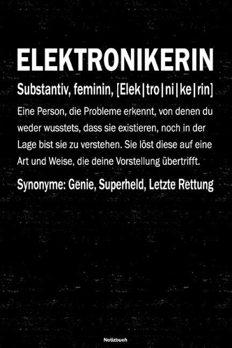 Elektronikerin Notizbuch