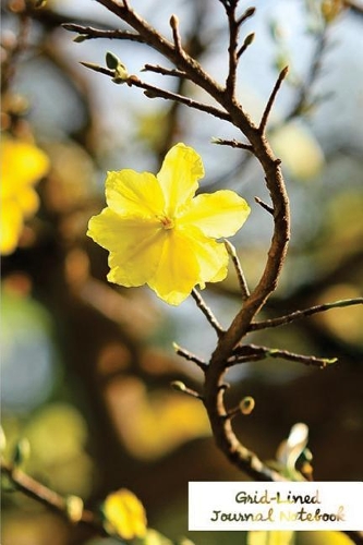 Grid-Lined Journal Notebook.: (Diary, Notebook) Glossy And Soft Cover, Grid-Lined Journal, Grid-Lined Notebook, Graph, 100 Grid-Lined Pages, Size 6" x 9"(Grid-Lined Flower Edition.)