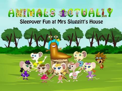 Sleepover Fun at Mrs. Sluggitt's House: BOOK S(ANIMALS ACTUALLY A-Z)
