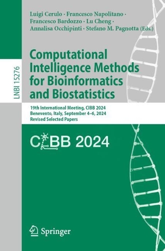 Computational Intelligence Methods for Bioinformatics and Biostatistics