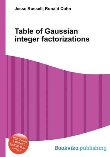 Table of Gaussian Integer Factorizations