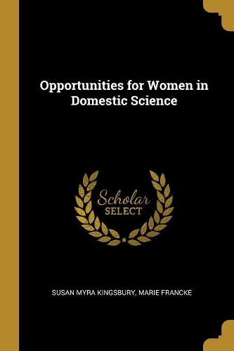 Opportunities for Women in Domestic Science