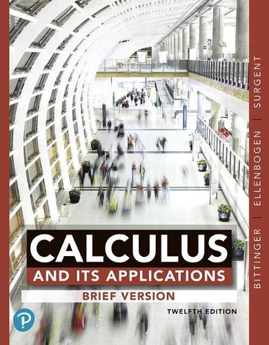 Calculus and Its Applications, Brief Version, Plus Mylab Math with Pearson Etext -- 24-Month Access Card Package
