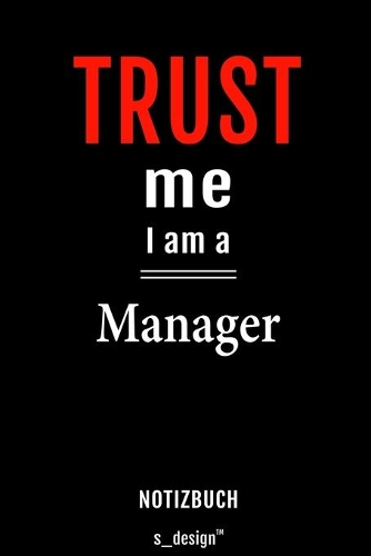 Notizbuch für Manager: Originelle Geschenk-Idee [120 Seiten liniertes blanko Papier]