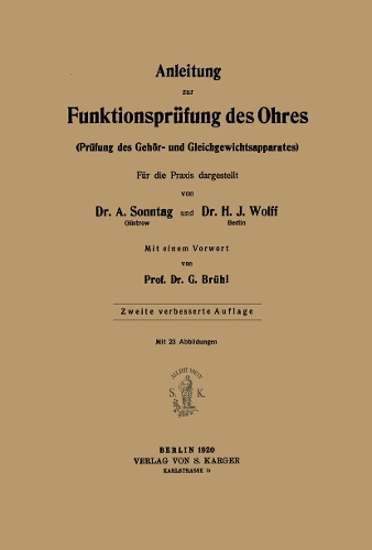 Anleitung zur Funktionsprüfung des Ohres