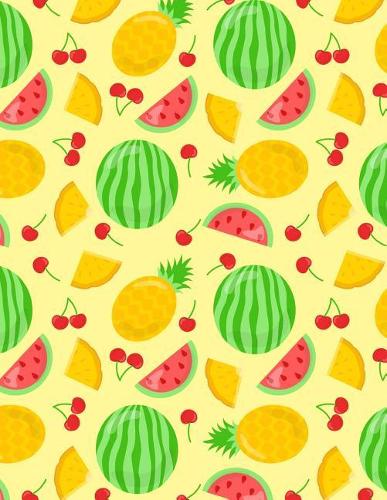 Watermelon Notebook Blank: Cute Fruit Sketchbook Blank Paper Book Unlined Unruled Sheet Drawing Sketching Doodle Doodling Painting Journal Sticker Book For Kids Teen Girl Wome(16 Watermelon Notebook Blank)