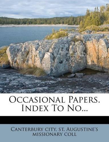 Occasional Papers. Index To No...