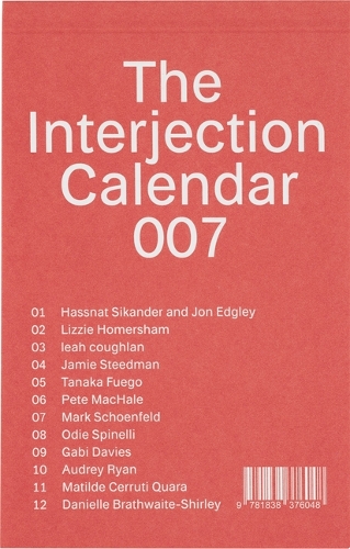 The Interjection Calendar 007