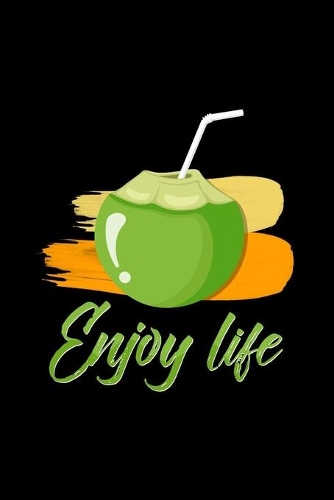 Enjoy Life: 6x9 Coconut - grid - squared paper - notebook - notes