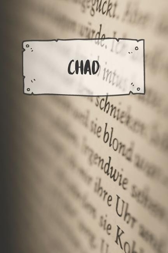 Chad: Ruled Travel Diary Notebook or Journey Journal - Lined Trip Pocketbook for Men and Women with Lines