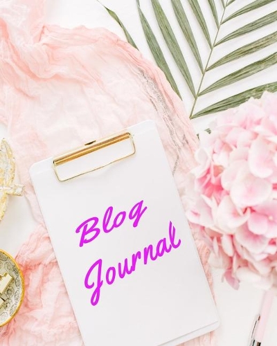 Blog Journal: Blog Planner, Blog Planning Notebook, Blogger Logbook for Organizing your Daily Blog Posts, Guest Blogging, and Social Media posts and activities (P