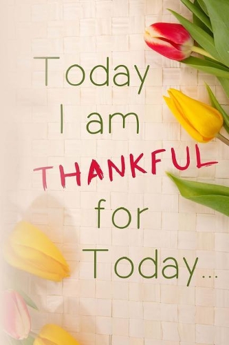 Today I am Thankful for Today: 150 Pages Lined Journal / Notebook