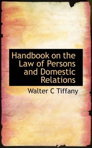 Handbook on the Law of Persons and Domestic Relations